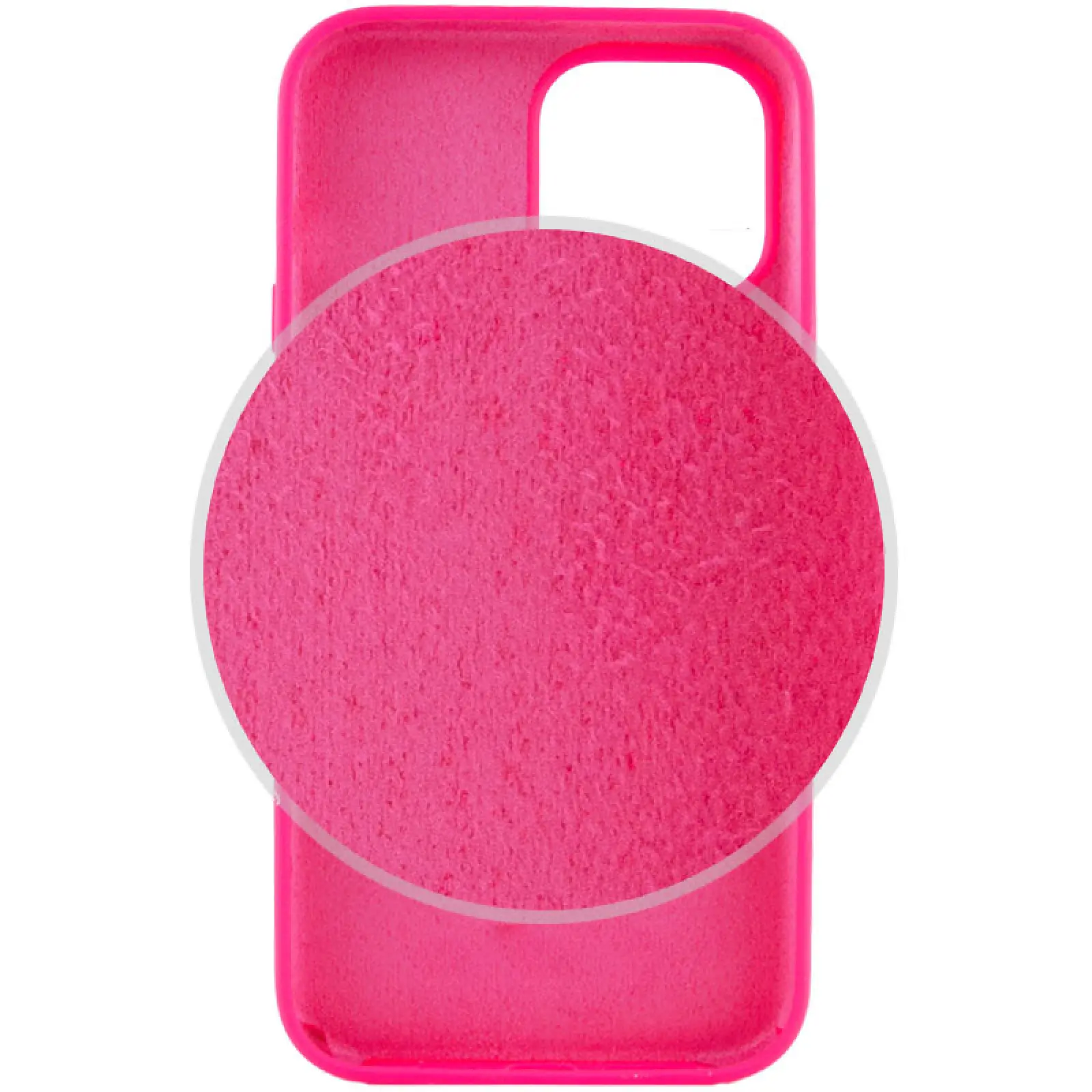 Чехол Silicone Case Full Protective (AA) NO LOGO для Apple iPhone 16 Pro (6.3"), Розовый / Barbie pink 3, Силикон, купить оптом с доставкой