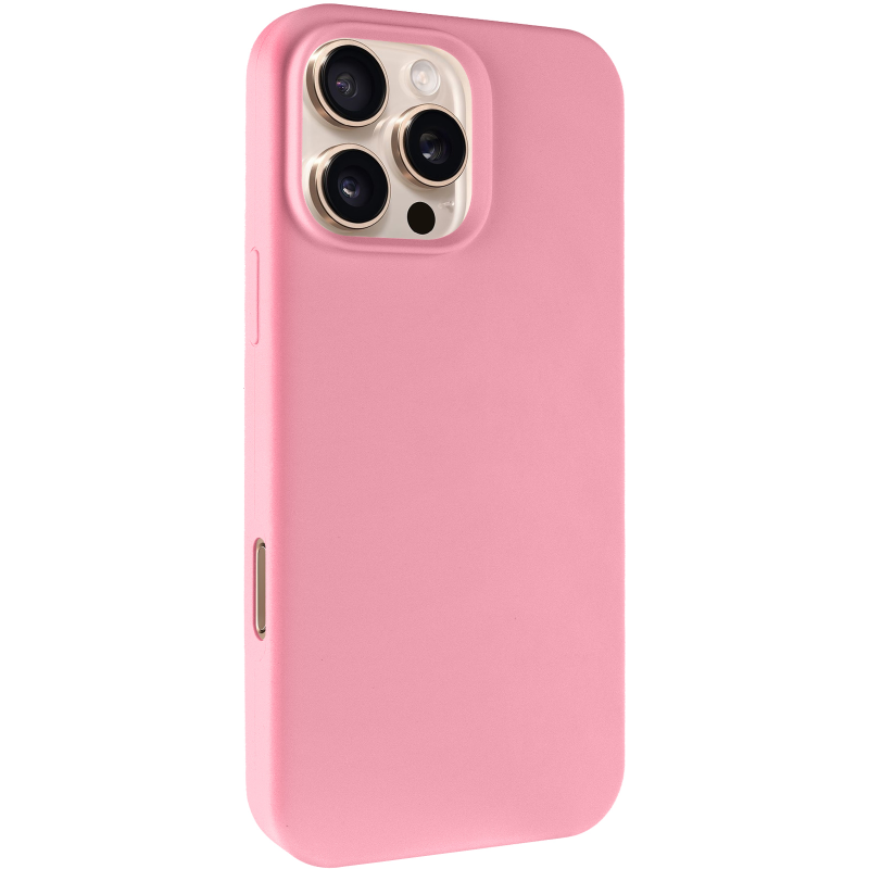 Чехол Silk Full Protective (AA) NO LOGO для Apple iPhone 16 Pro (6.3"), Розовый / Light pink, Силикон, купить оптом с доставкой