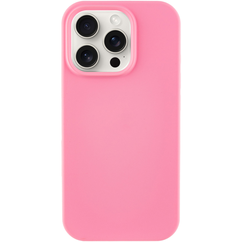 Чехол Silk Full Protective (AA) NO LOGO для Apple iPhone 16 Pro (6.3"), Розовый / Pink 1, Силикон, купить оптом с доставкой