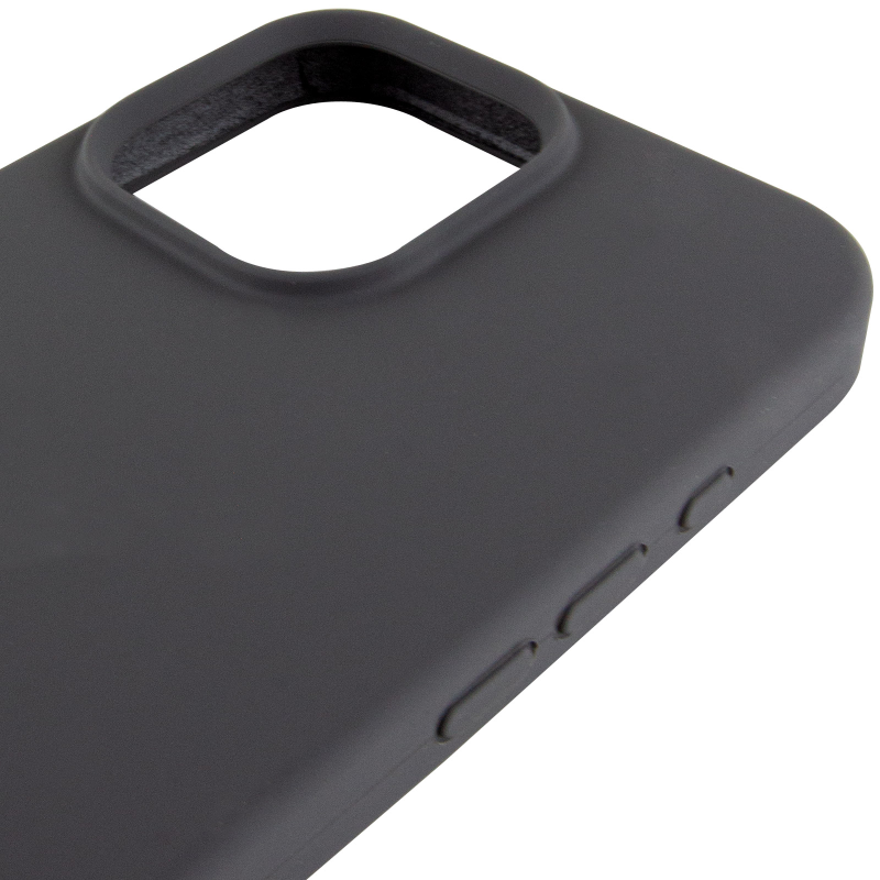 Чехол Silk Full Protective (AA) NO LOGO для Apple iPhone 16 Pro (6.3"), Серый / Dark Gray 3, Силикон, купить оптом с доставкой