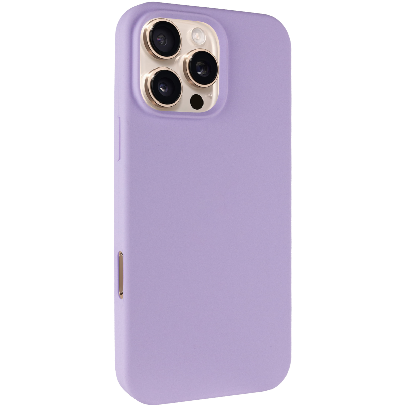 Чехол Silk Full Protective (AA) NO LOGO для Apple iPhone 16 Pro (6.3"), Сиреневый / Lilac, Силикон, купить оптом с доставкой