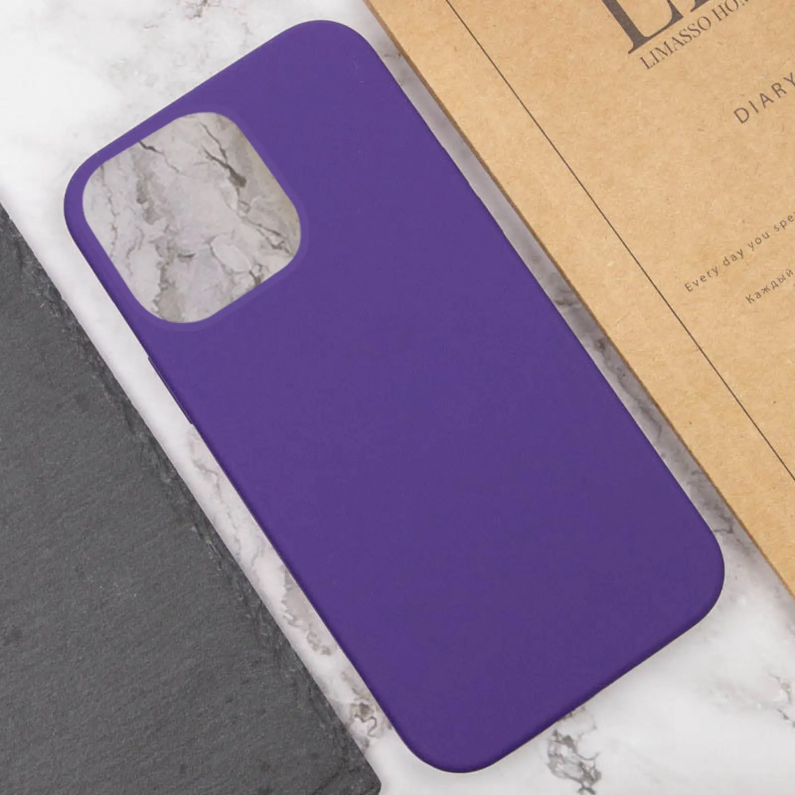 Чехол Silicone Case Full Protective (AA) NO LOGO для Apple iPhone 16 Pro (6.3"), Фиолетовый / Amethyst 4, Силикон, купить оптом с доставкой