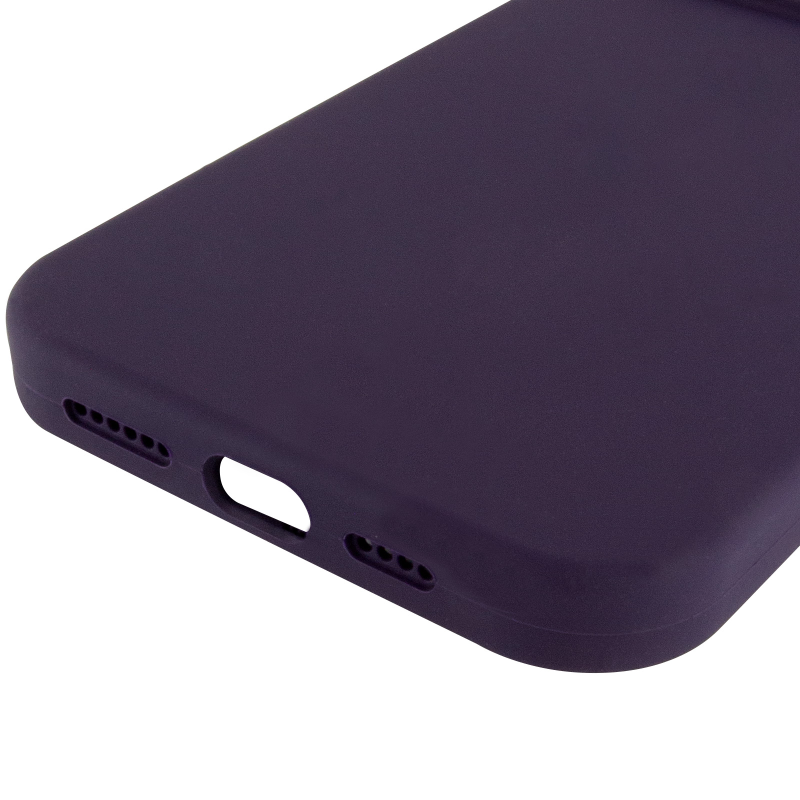 Чехол Silk Full Protective (AA) NO LOGO для Apple iPhone 16 Pro (6.3"), Фиолетовый / Elderberry 4, Силикон, купить оптом с доставкой