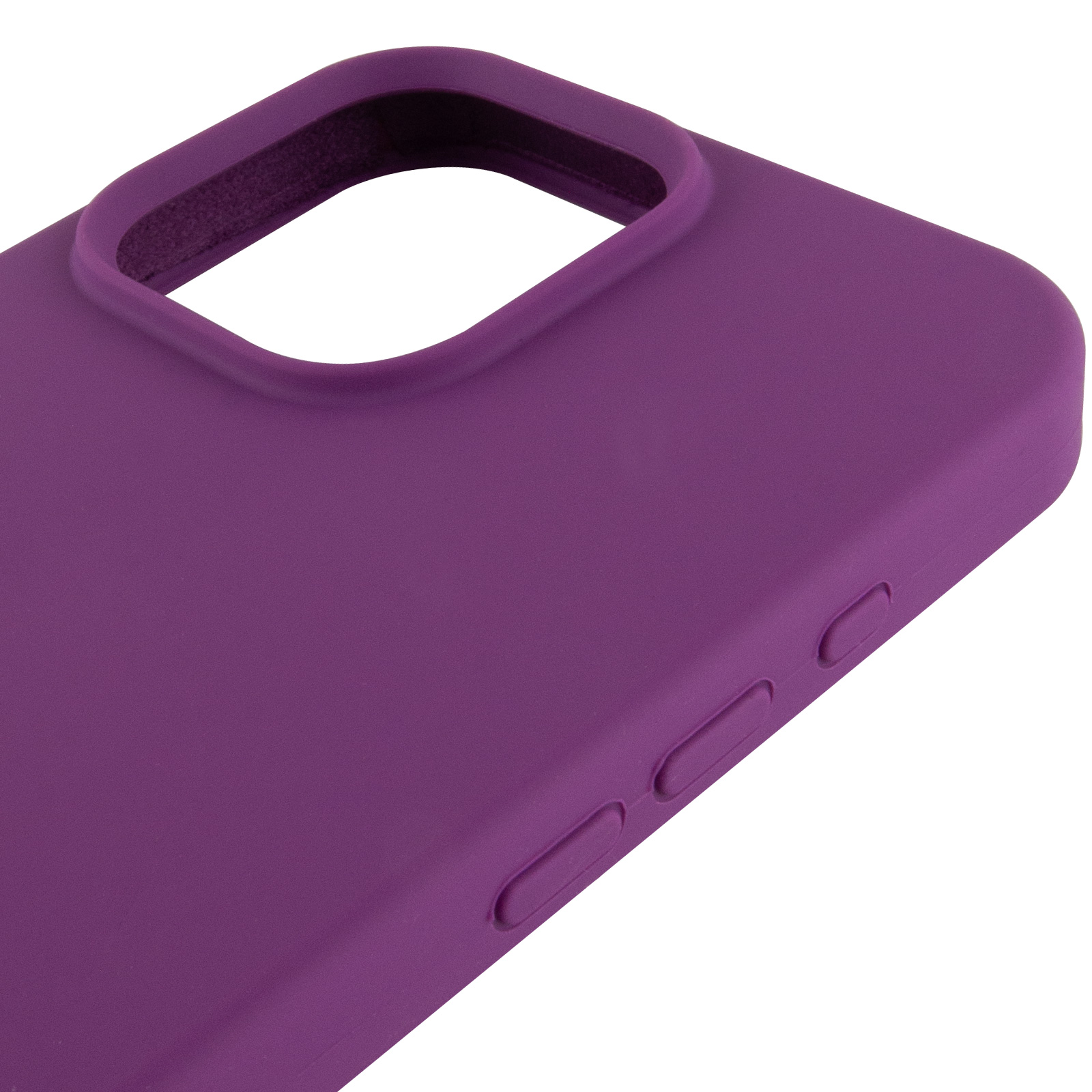 Чехол Silk Full Protective (AA) NO LOGO для Apple iPhone 16 Pro (6.3"), Фиолетовый / Grape 3, Силикон, купить оптом с доставкой