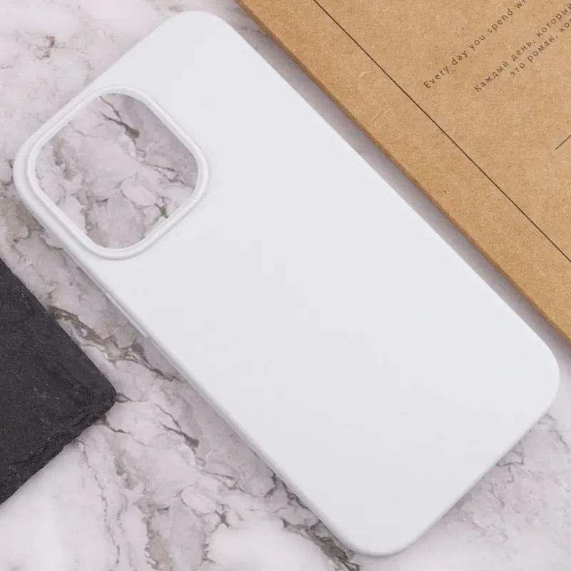 Чехол Silk Full Protective (AA) NO LOGO для Apple iPhone 16 Plus (6.7"), Белый / White 4, Силикон, купить оптом с доставкой