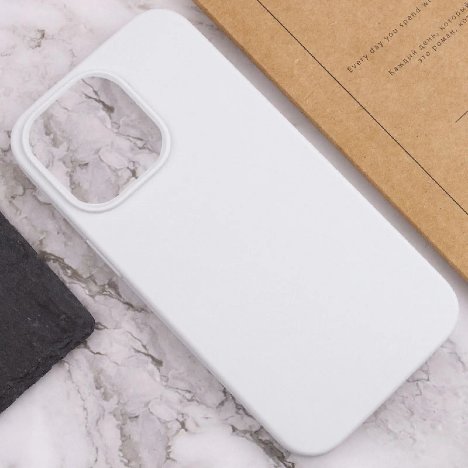 Чехол Silk Full Protective (AA) NO LOGO для Apple iPhone 16 Plus (6.7"), Белый / White 4, Силикон, купить оптом с доставкой