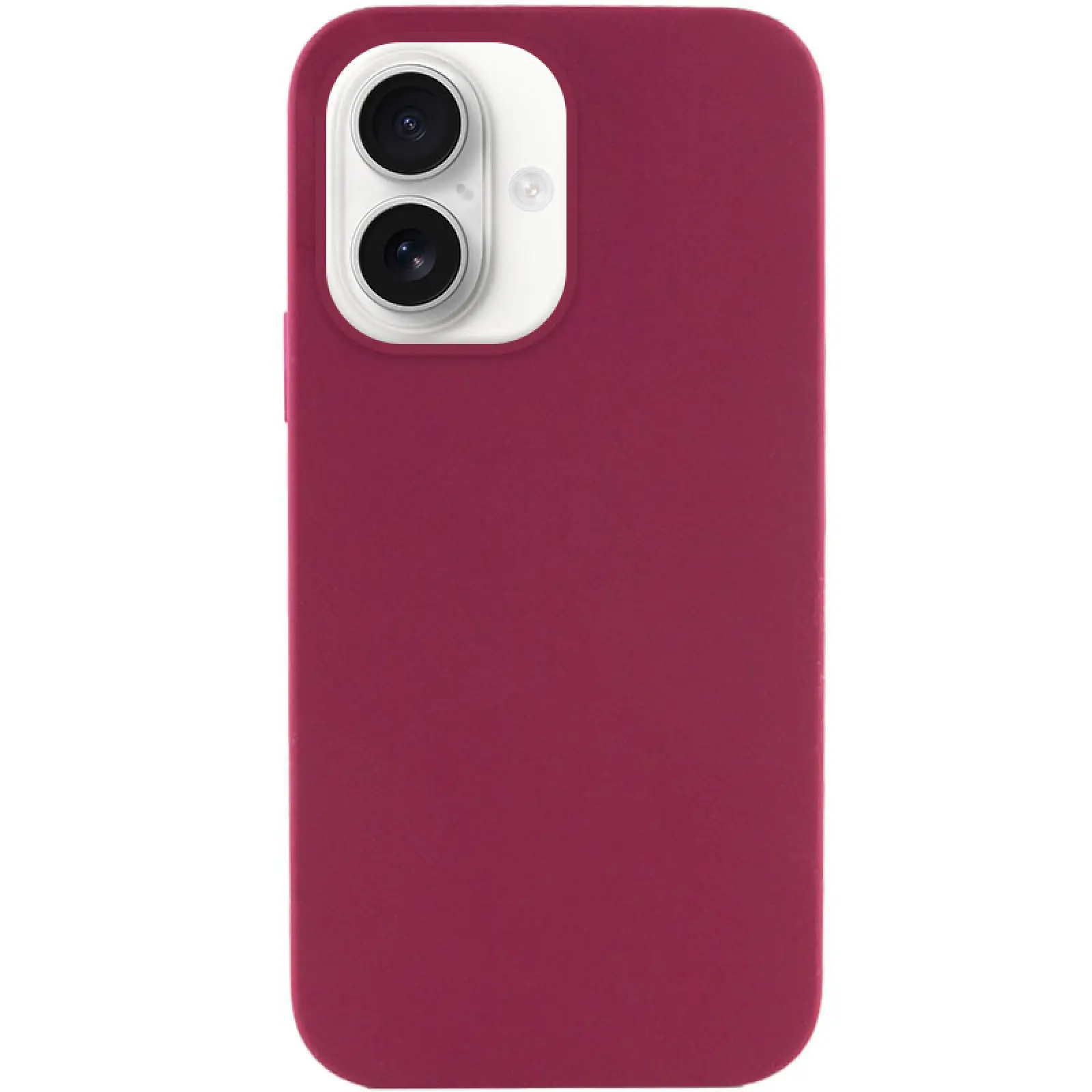 Чехол Silk Full Protective (AA) NO LOGO для Apple iPhone 16 Plus (6.7"), Бордовый / Maroon, Силикон, купить оптом с доставкой