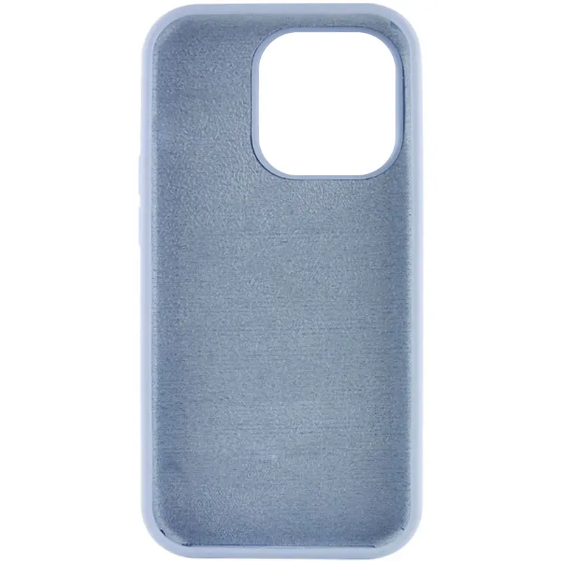 Чехол Silk Full Protective (AA) NO LOGO для Apple iPhone 16 Plus (6.7"), Голубой / Lilac Blue 1, Силикон, купить оптом с доставкой