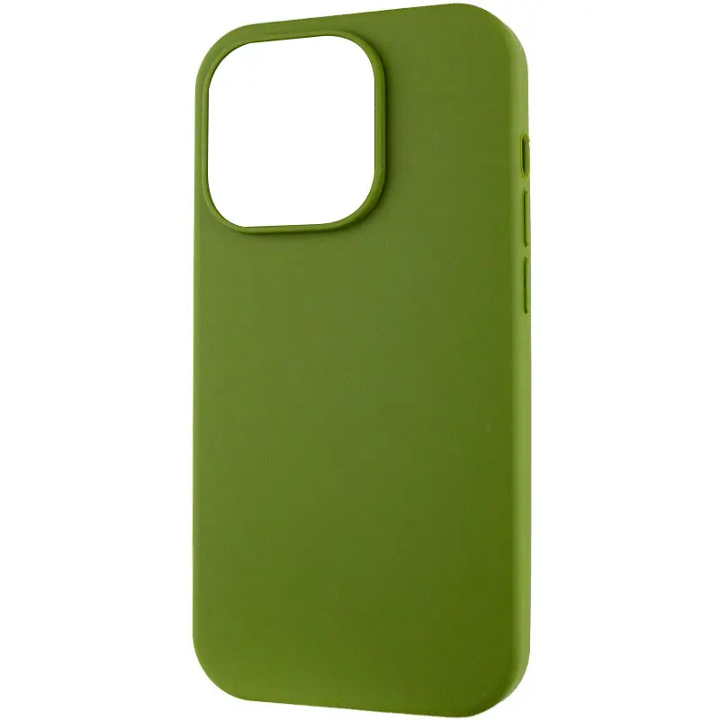 Чехол Silk Full Protective (AA) NO LOGO для Apple iPhone 16 Plus (6.7"), Зеленый / Dark Olive 4, Силикон, купить оптом с доставкой