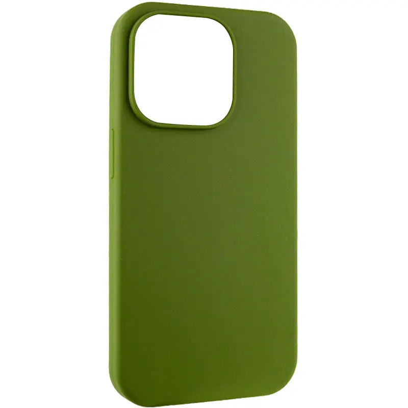 Чехол Silk Full Protective (AA) NO LOGO для Apple iPhone 16 Plus (6.7"), Зеленый / Dark Olive 5, Силикон, купить оптом с доставкой