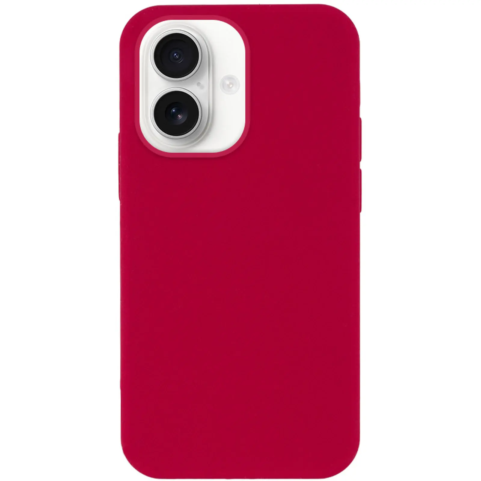 Чехол Silk Full Protective (AA) NO LOGO для Apple iPhone 16 Plus (6.7"), Красный / Rose Red, Силикон, купить оптом с доставкой