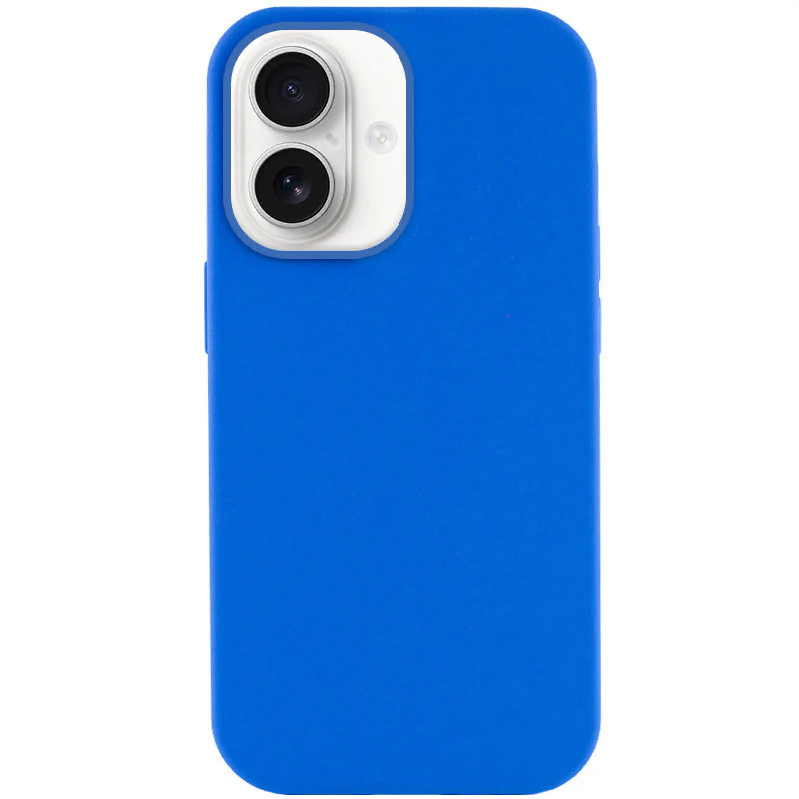 Чехол Silicone Case Full Protective (AA) NO LOGO для Apple iPhone 16 Plus (6.7"), Синий / Capri Blue, Силикон, купить оптом с доставкой