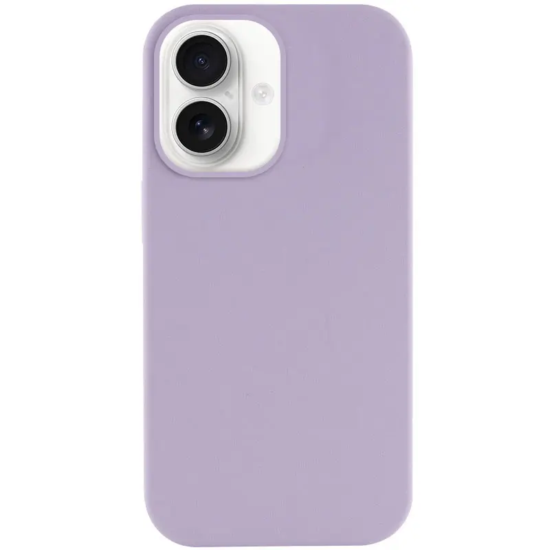 Чехол Silk Full Protective (AA) NO LOGO для Apple iPhone 16 Plus (6.7"), Сиреневый / Lilac, Силикон, купить оптом с доставкой
