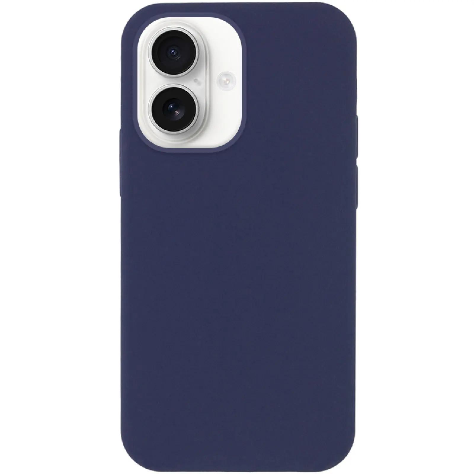Чехол Silk Full Protective (AA) NO LOGO для Apple iPhone 16 Plus (6.7"), Темно-синий / Midnight blue, Силикон, купить оптом с доставкой