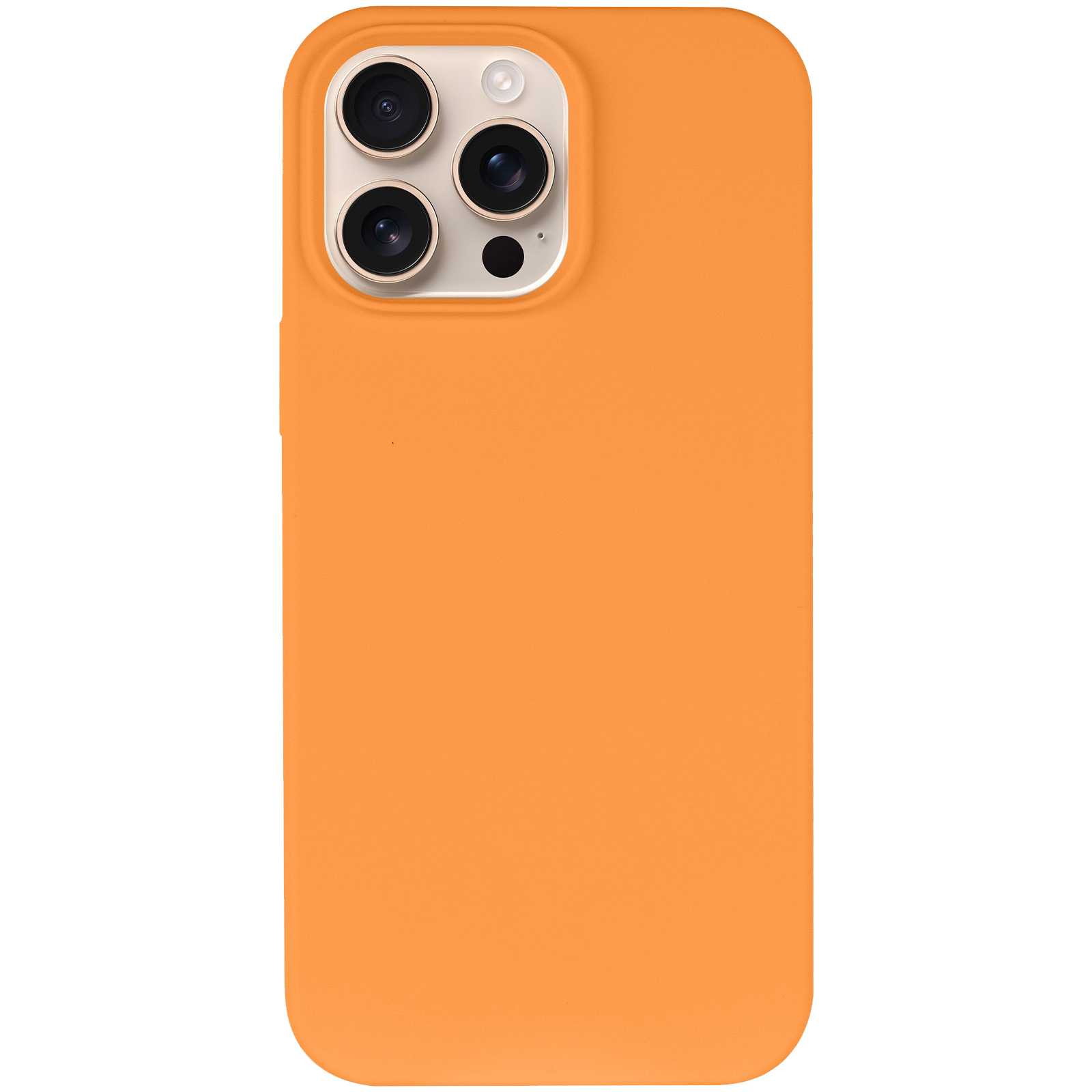 Чехол Silk Full Protective (AA) NO LOGO для Apple iPhone 16 Pro Max (6.9"), Оранжевый / Orange 1, Силикон, купить оптом с доставкой