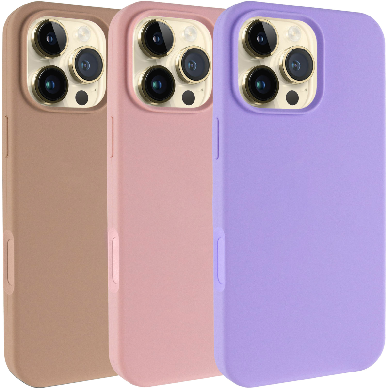 Чехол Silk Full Protective (AA) NO LOGO для Apple iPhone 16 Pro Max (6.9"), Силикон, купить оптом с доставкой