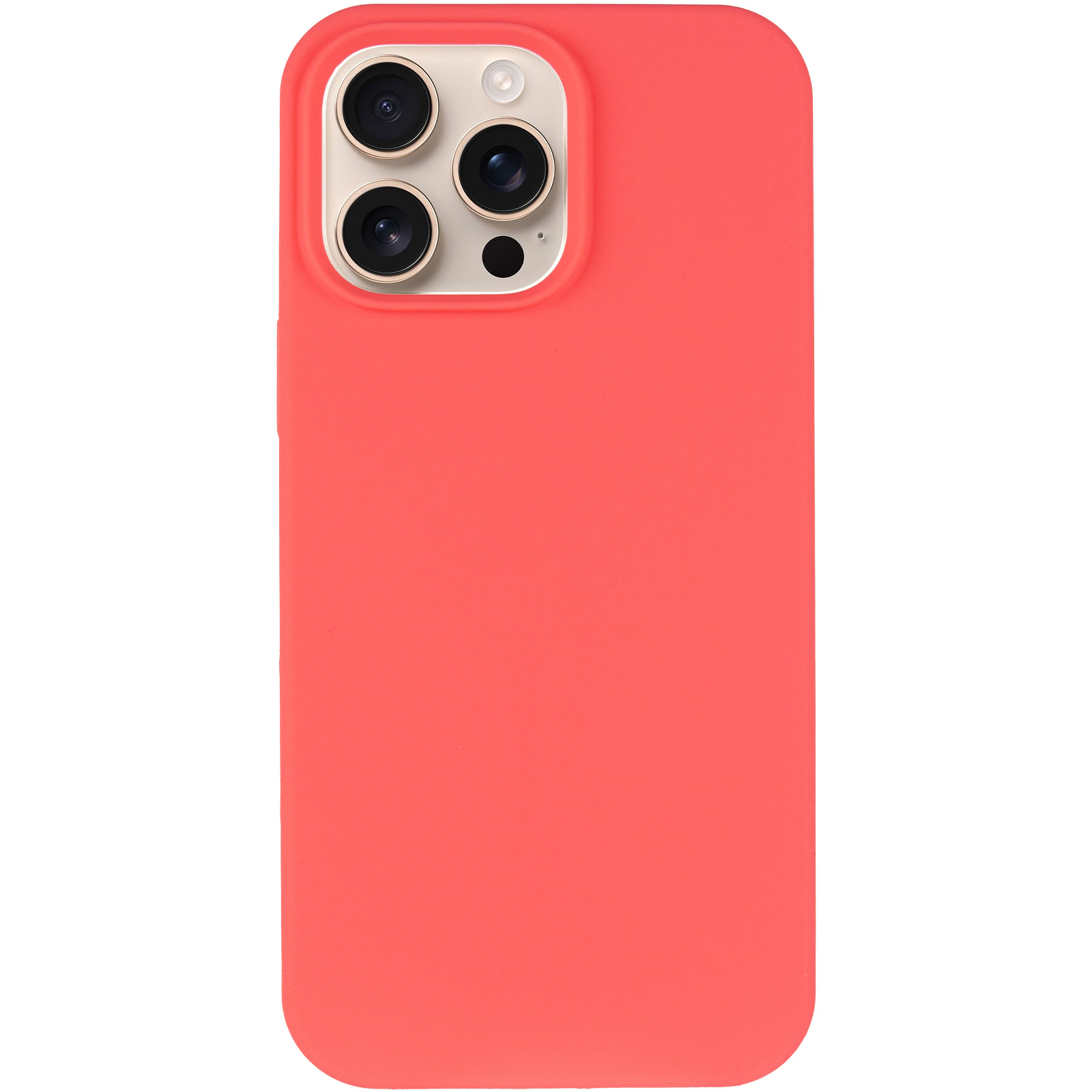 Чехол Silk Full Protective (AA) NO LOGO для Apple iPhone 16 Pro Max (6.9"), Арбузный / Watermelon red 1, Силикон, купить оптом с доставкой