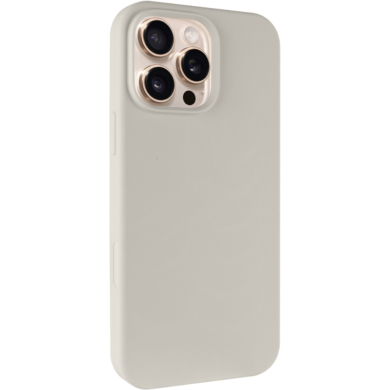 Чехол Silk Full Protective (AA) NO LOGO для Apple iPhone 16 Pro Max (6.9"), Бежевый / Antique White, Силикон, купить оптом с доставкой