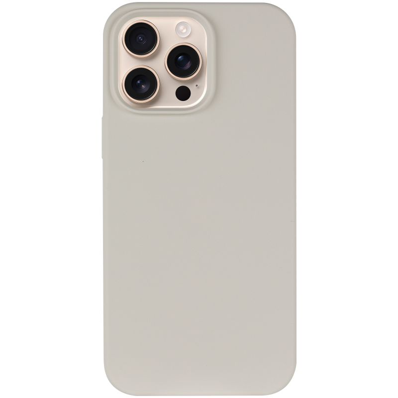Чехол Silk Full Protective (AA) NO LOGO для Apple iPhone 16 Pro Max (6.9"), Бежевый / Antique White 1, Силикон, купить оптом с доставкой
