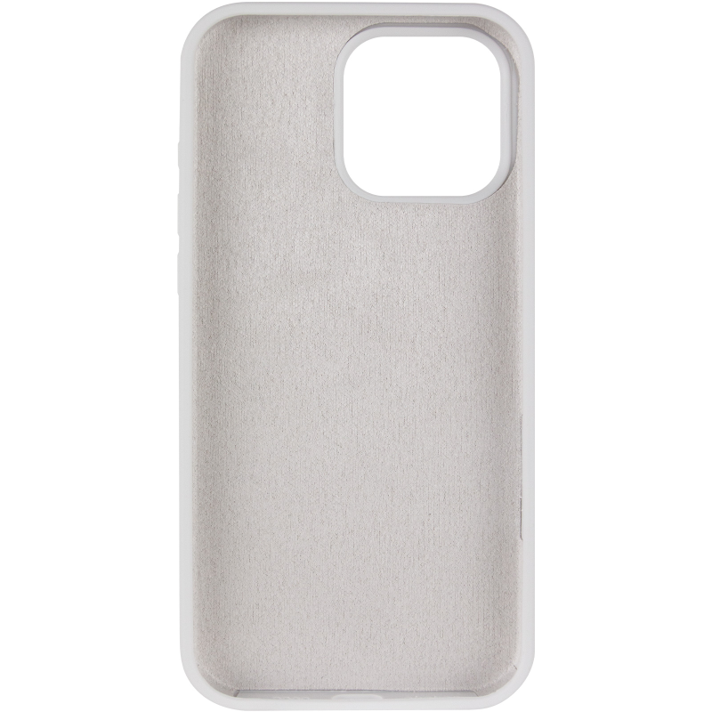 Чехол Silk Full Protective (AA) NO LOGO для Apple iPhone 16 Pro Max (6.9"), Белый / White 2, Силикон, купить оптом с доставкой