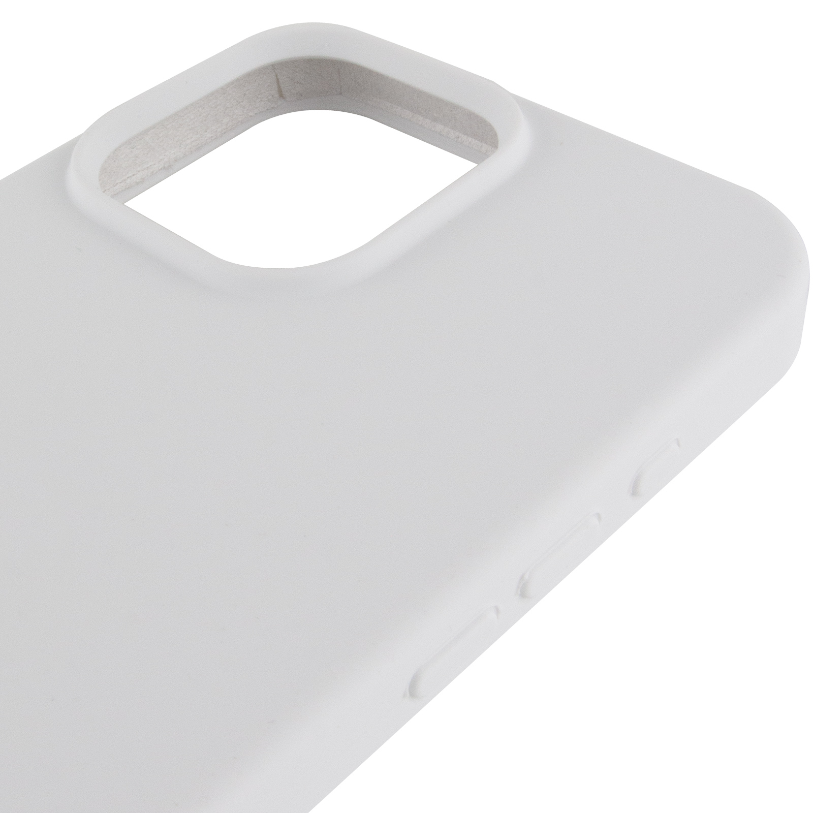 Чехол Silk Full Protective (AA) NO LOGO для Apple iPhone 16 Pro Max (6.9"), Белый / White 3, Силикон, купить оптом с доставкой