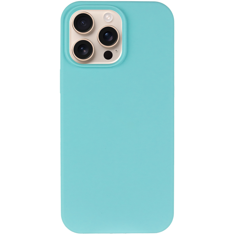 Чехол Silk Full Protective (AA) NO LOGO для Apple iPhone 16 Pro Max (6.9"), Бирюзовый / Marine Green 1, Силикон, купить оптом с доставкой