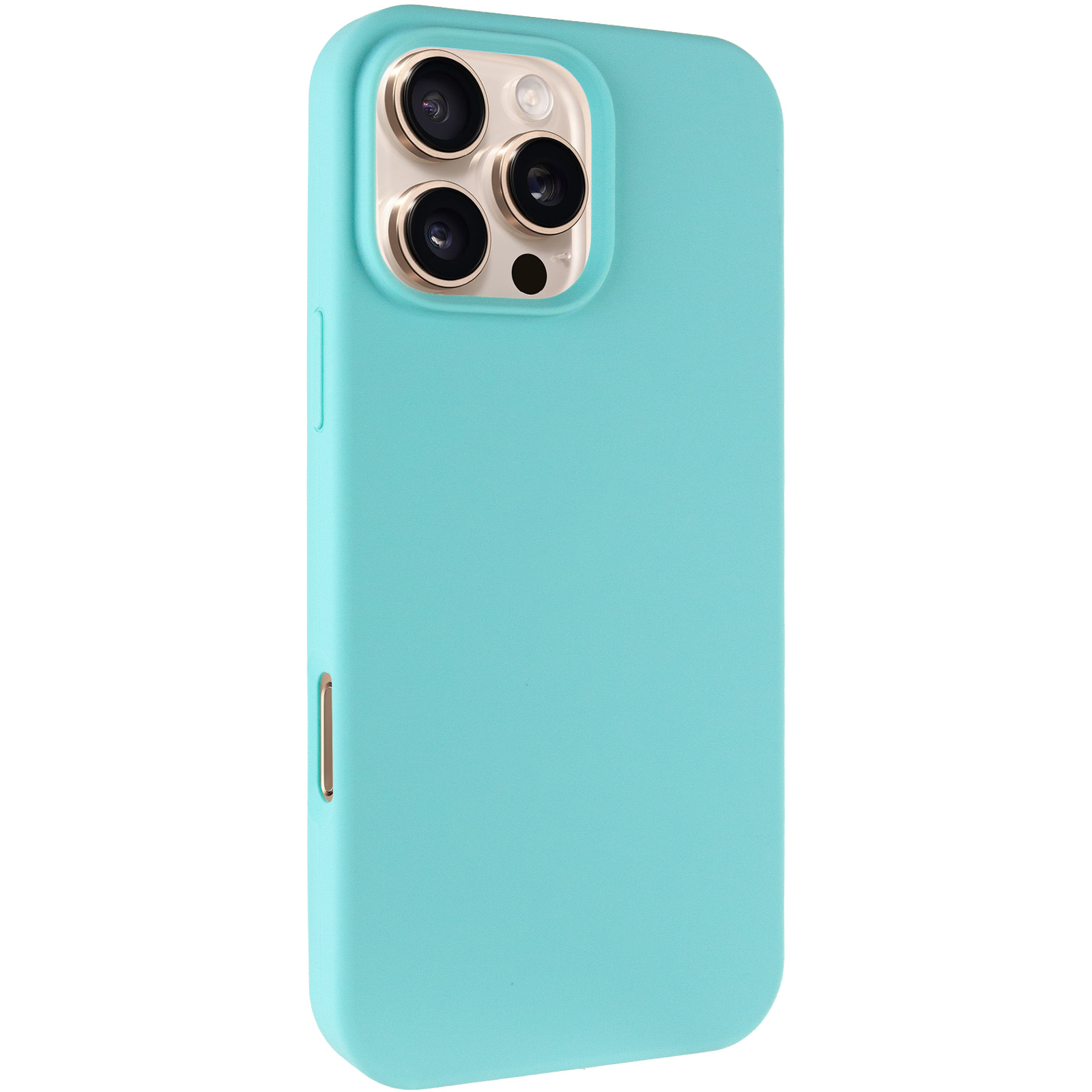Чехол Silk Full Protective (AA) NO LOGO для Apple iPhone 16 Pro Max (6.9"), Бирюзовый / Marine Green, Силикон, купить оптом с доставкой