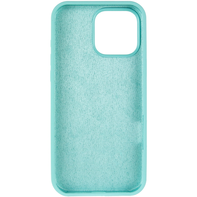 Чехол Silk Full Protective (AA) NO LOGO для Apple iPhone 16 Pro Max (6.9"), Бирюзовый / Marine Green 2, Силикон, купить оптом с доставкой