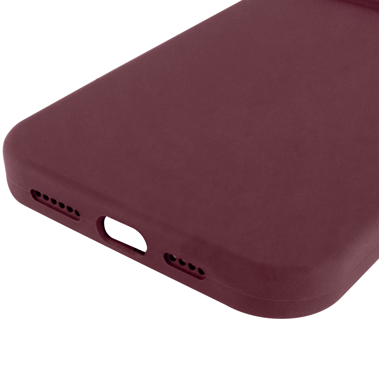 Чехол Silk Full Protective (AA) NO LOGO для Apple iPhone 16 Pro Max (6.9"), Бордовый / Plum 4, Силикон, купить оптом с доставкой