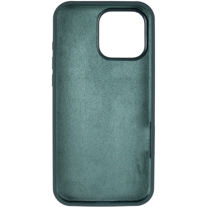 Чехол Silk Full Protective (AA) NO LOGO для Apple iPhone 16 Pro Max (6.9"), Зеленый / Forest green 2, Силикон, купить оптом с доставкой