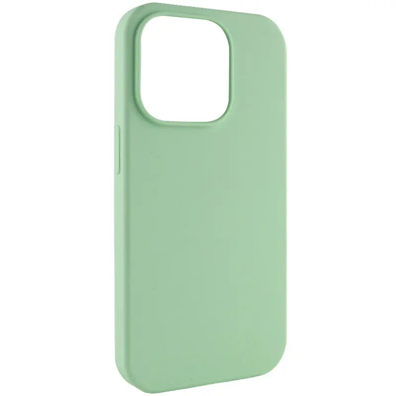 Чехол Silk Full Protective (AA) NO LOGO для Apple iPhone 16 Pro Max (6.9"), Зеленый / Pistachio 5, Силикон, купить оптом с доставкой