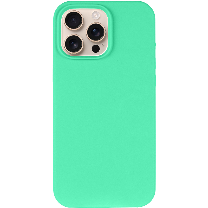 Чехол Silk Full Protective (AA) NO LOGO для Apple iPhone 16 Pro Max (6.9"), Зеленый / Spearmint 1, Силикон, купить оптом с доставкой