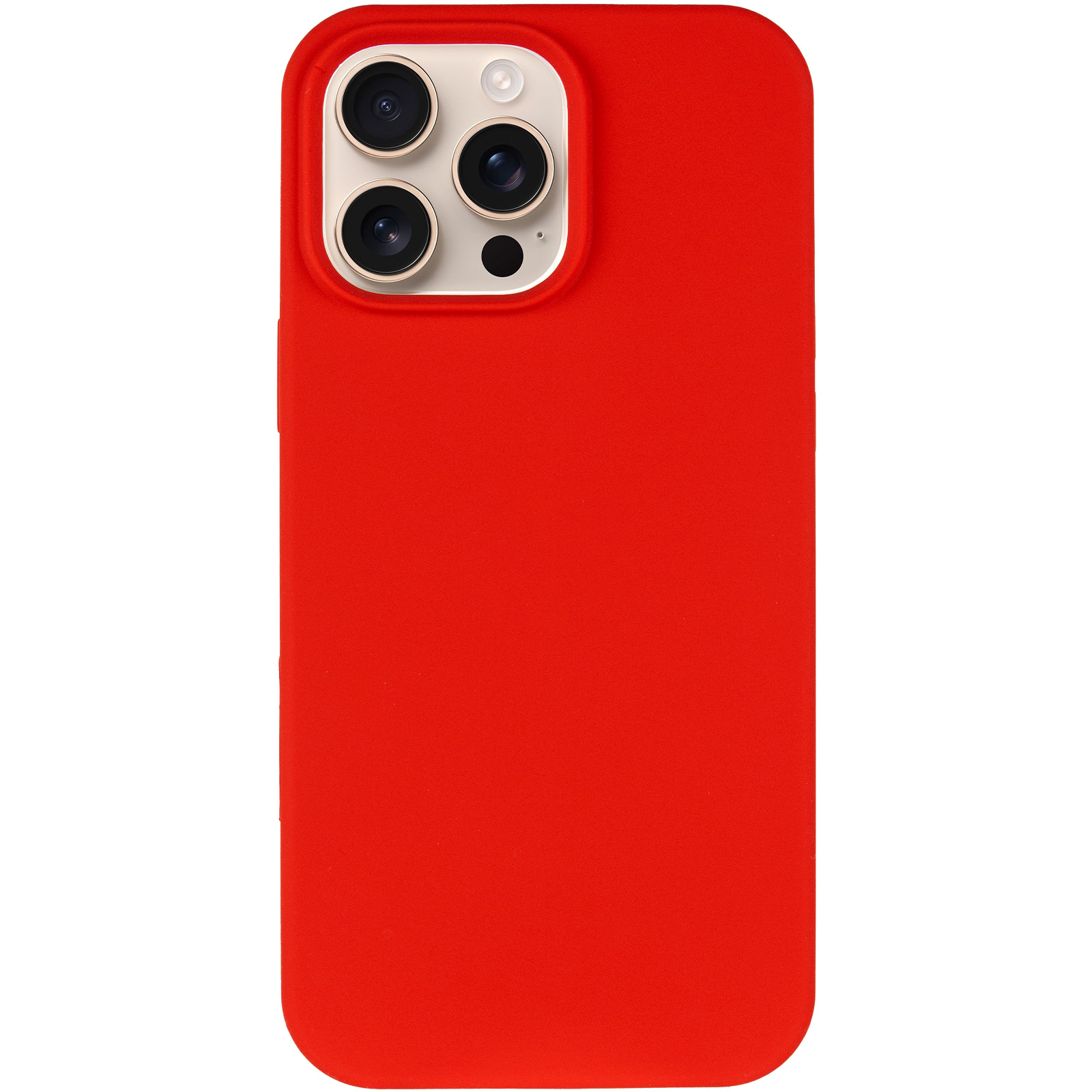 Чехол Silk Full Protective (AA) NO LOGO для Apple iPhone 16 Pro Max (6.9"), Красный / Red 1, Силикон, купить оптом с доставкой