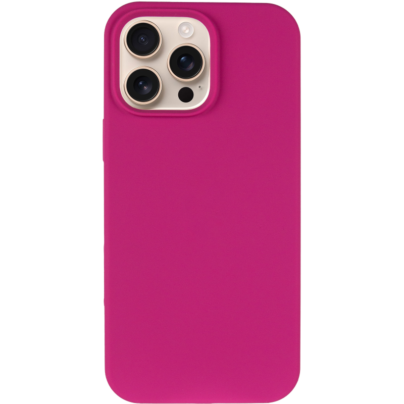 Чехол Silk Full Protective (AA) NO LOGO для Apple iPhone 16 Pro Max (6.9"), Малиновый / Dragon Fruit 1, Силикон, купить оптом с доставкой