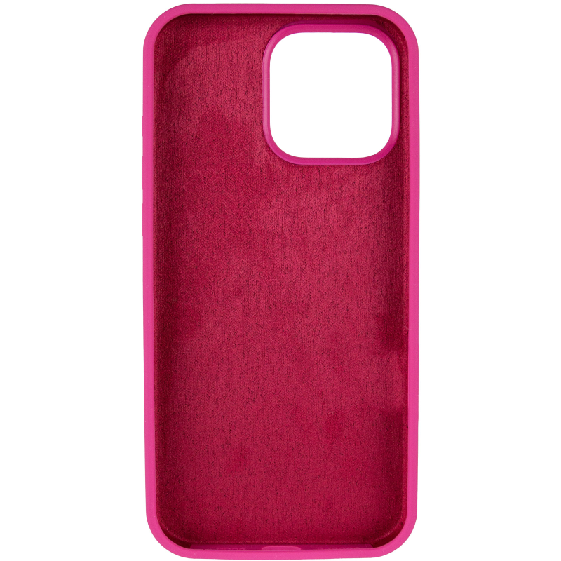 Чехол Silk Full Protective (AA) NO LOGO для Apple iPhone 16 Pro Max (6.9"), Малиновый / Dragon Fruit 2, Силикон, купить оптом с доставкой