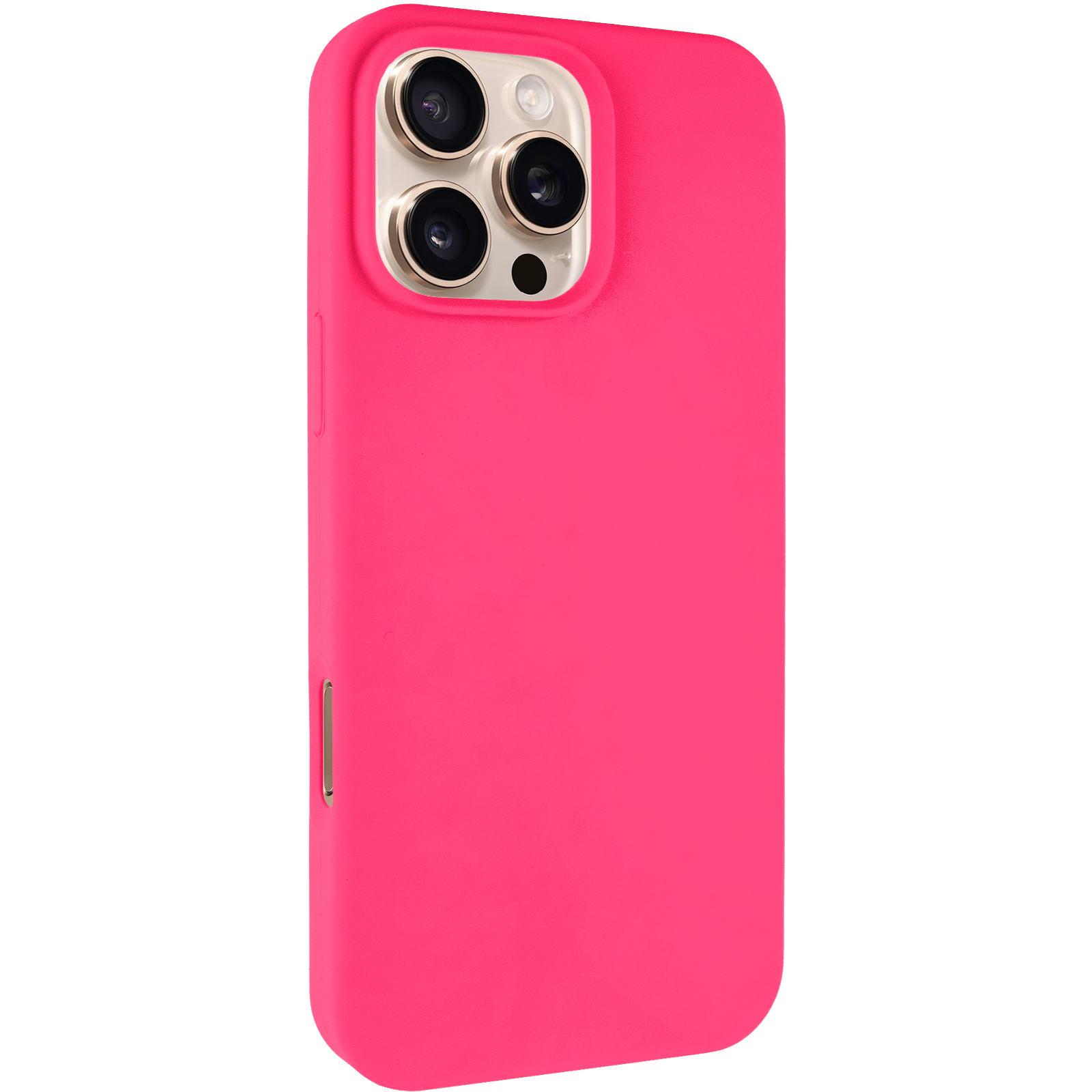 Чехол Silk Full Protective (AA) NO LOGO для Apple iPhone 16 Pro Max (6.9"), Розовый / Barbie pink, Силикон, купить оптом с доставкой