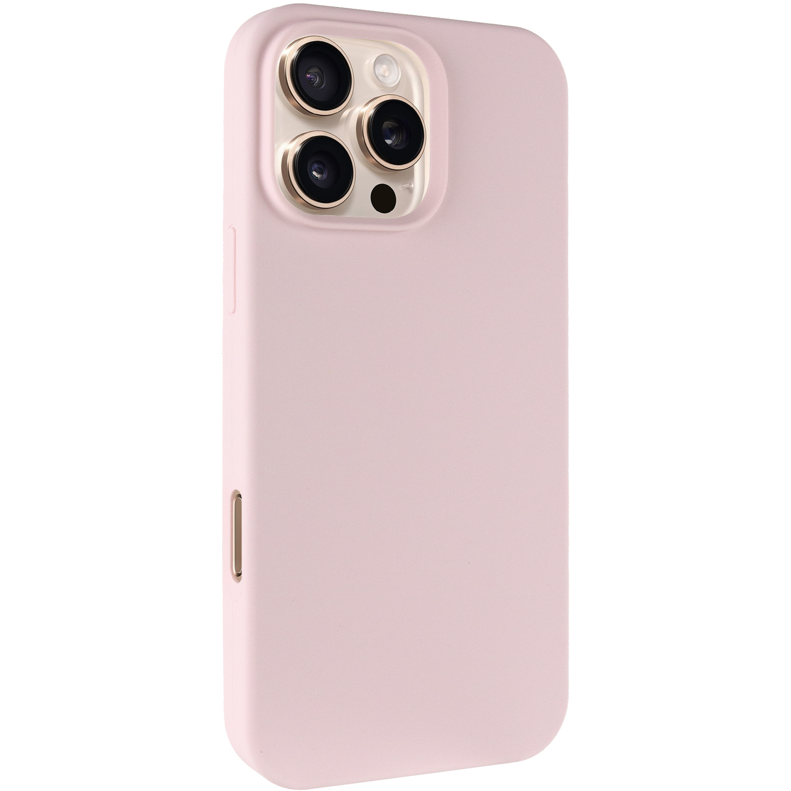Чехол Silk Full Protective (AA) NO LOGO для Apple iPhone 16 Pro Max (6.9"), Розовый / Chalk Pink, Силикон, купить оптом с доставкой