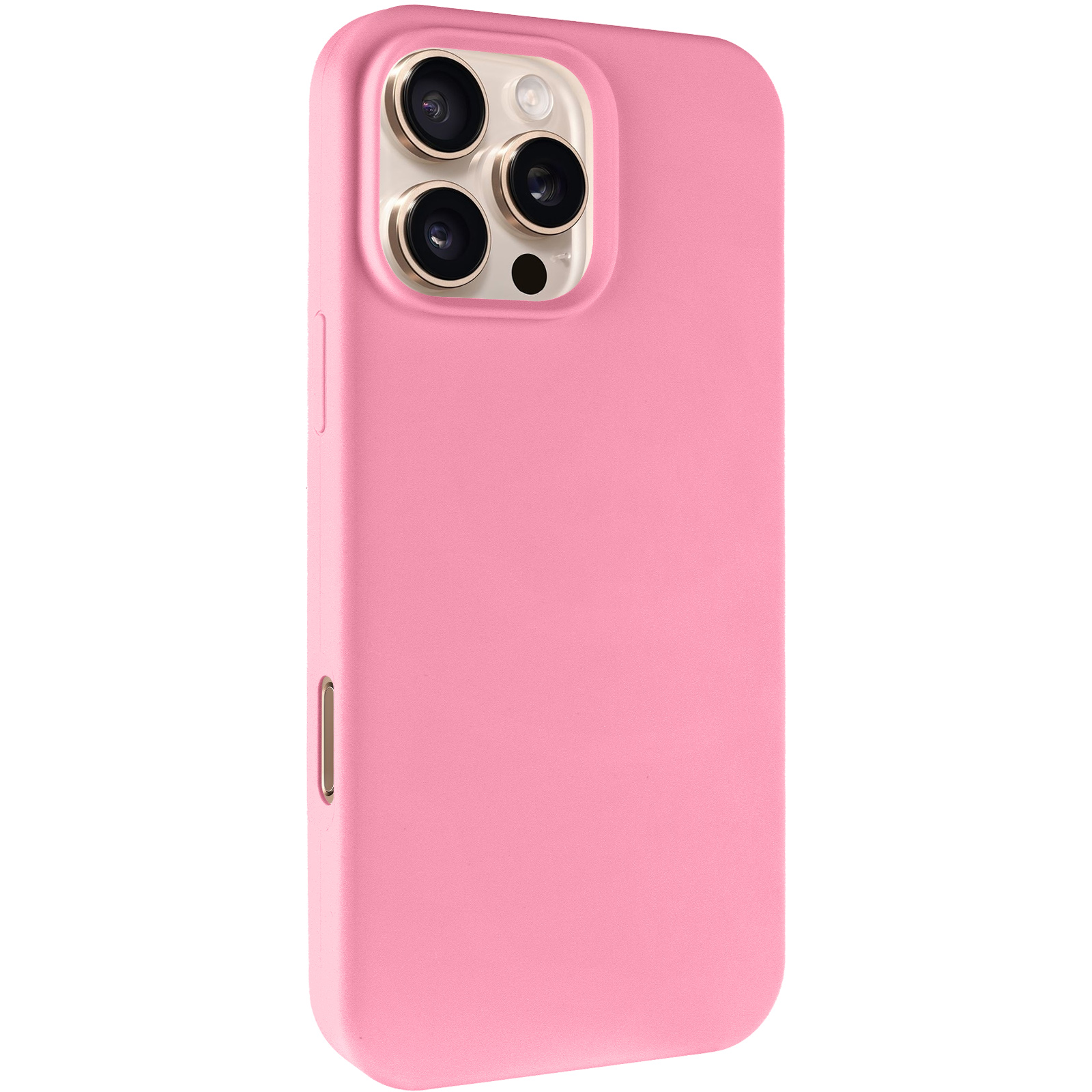 Чехол Silk Full Protective (AA) NO LOGO для Apple iPhone 16 Pro Max (6.9"), Розовый / Pink, Силикон, купить оптом с доставкой