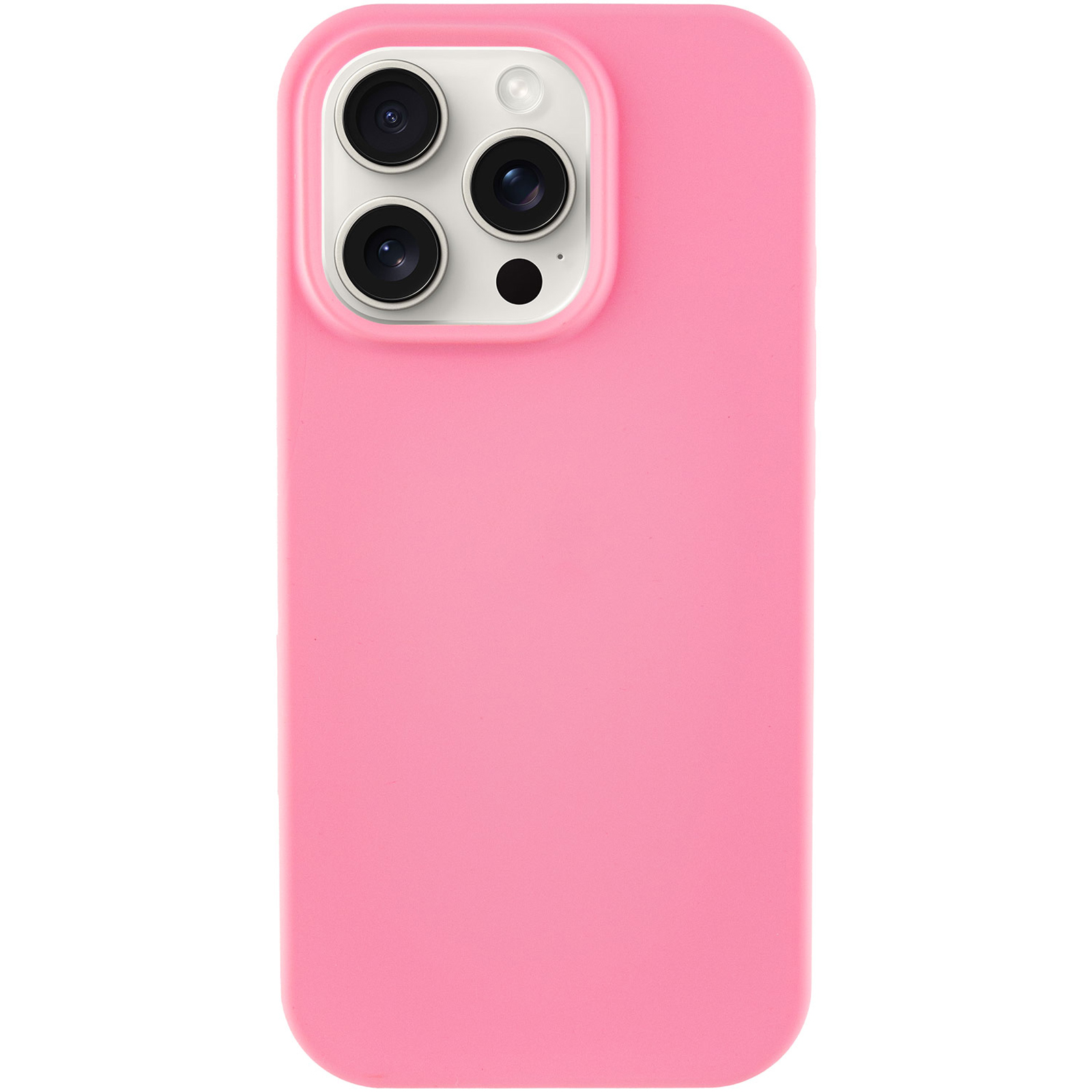 Чехол Silk Full Protective (AA) NO LOGO для Apple iPhone 16 Pro Max (6.9"), Розовый / Pink 1, Силикон, купить оптом с доставкой