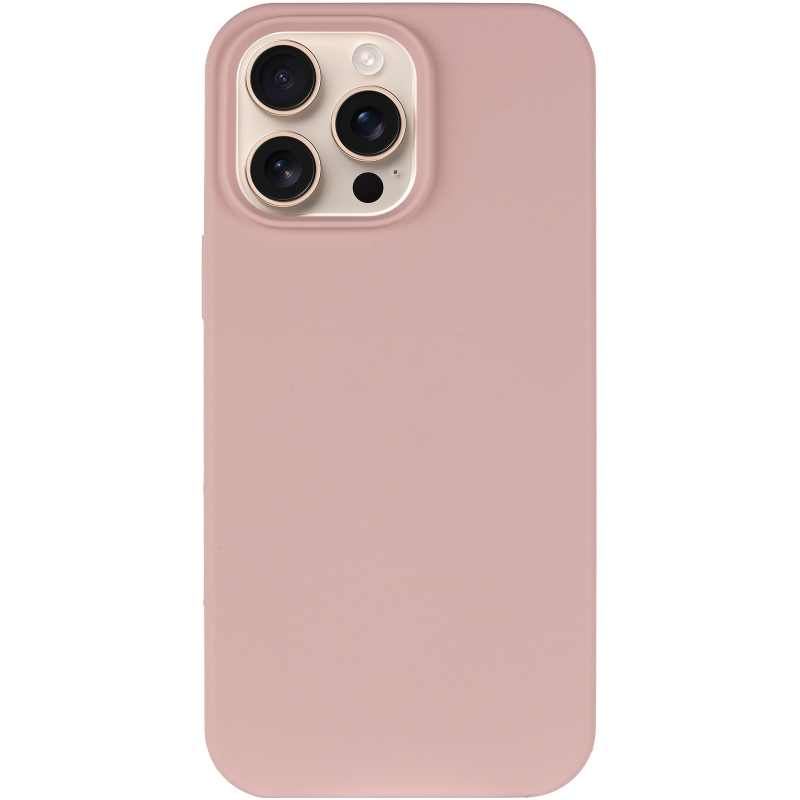 Чехол Silk Full Protective (AA) NO LOGO для Apple iPhone 16 Pro Max (6.9"), Розовый / Pink Sand 1, Силикон, купить оптом с доставкой