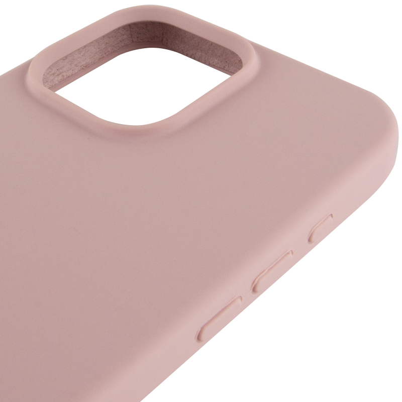 Чехол Silk Full Protective (AA) NO LOGO для Apple iPhone 16 Pro Max (6.9"), Розовый / Pink Sand 3, Силикон, купить оптом с доставкой