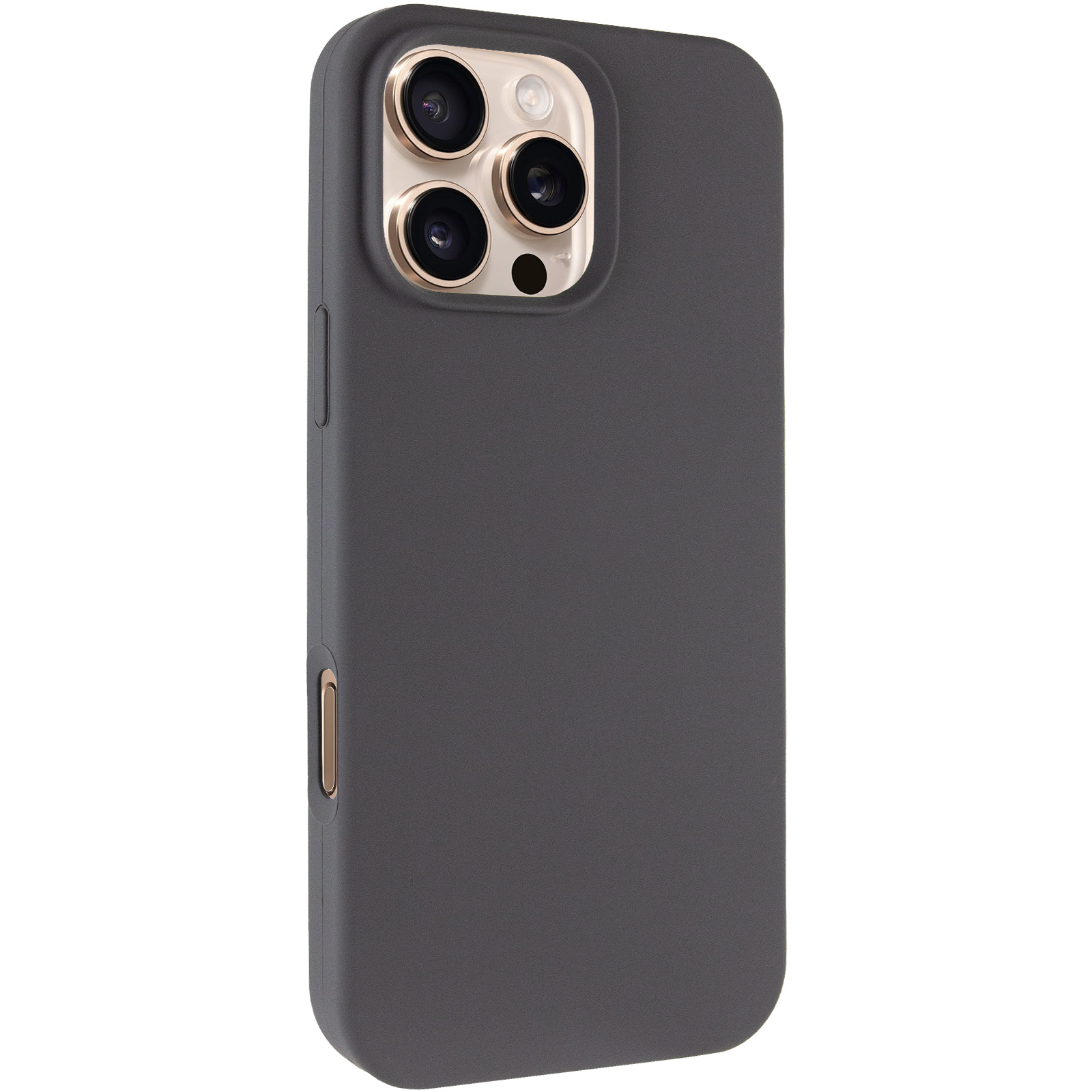 Чехол Silk Full Protective (AA) NO LOGO для Apple iPhone 16 Pro Max (6.9"), Серый / Dark Gray, Силикон, купить оптом с доставкой