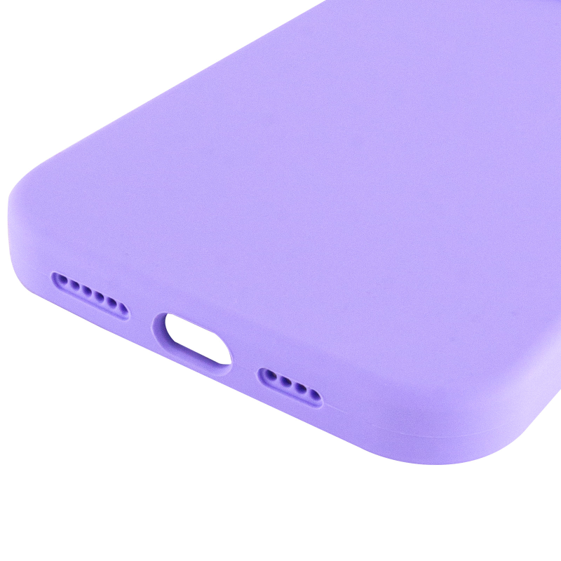 Чехол Silk Full Protective (AA) NO LOGO для Apple iPhone 16 Pro Max (6.9"), Сиреневый / Dasheen 4, Силикон, купить оптом с доставкой