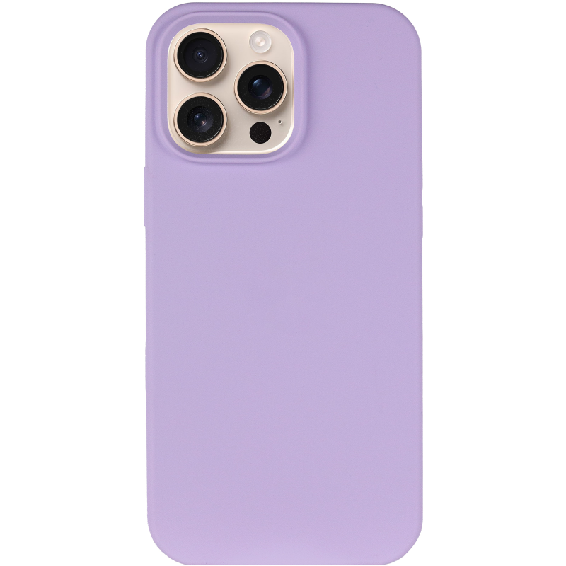 Чехол Silk Full Protective (AA) NO LOGO для Apple iPhone 16 Pro Max (6.9"), Сиреневый / Lilac 1, Силикон, купить оптом с доставкой
