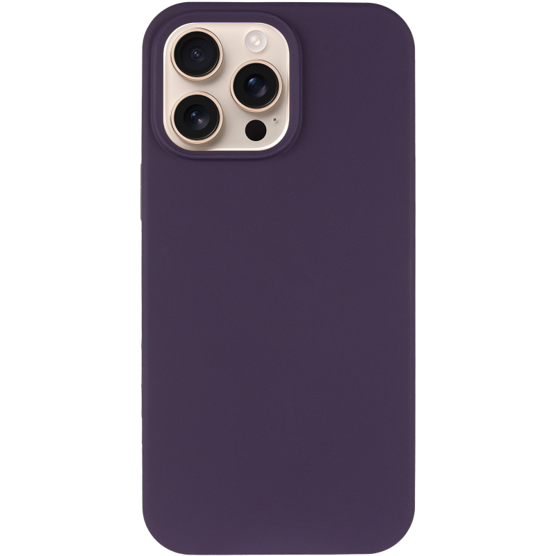 Чехол Silk Full Protective (AA) NO LOGO для Apple iPhone 16 Pro Max (6.9"), Фиолетовый / Elderberry 1, Силикон, купить оптом с доставкой