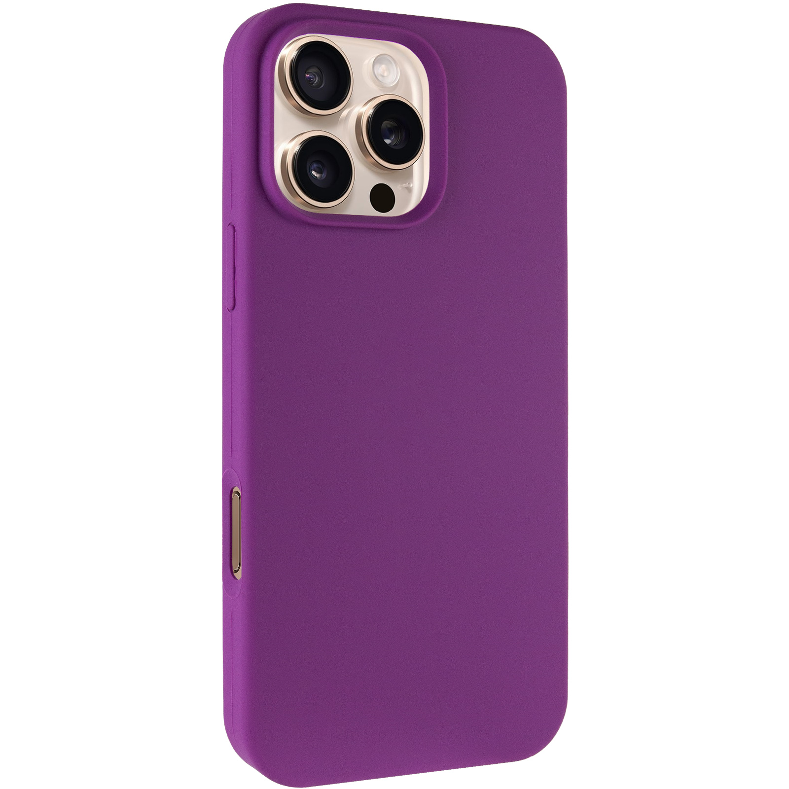 Чехол Silk Full Protective (AA) NO LOGO для Apple iPhone 16 Pro Max (6.9"), Фиолетовый / Grape, Силикон, купить оптом с доставкой