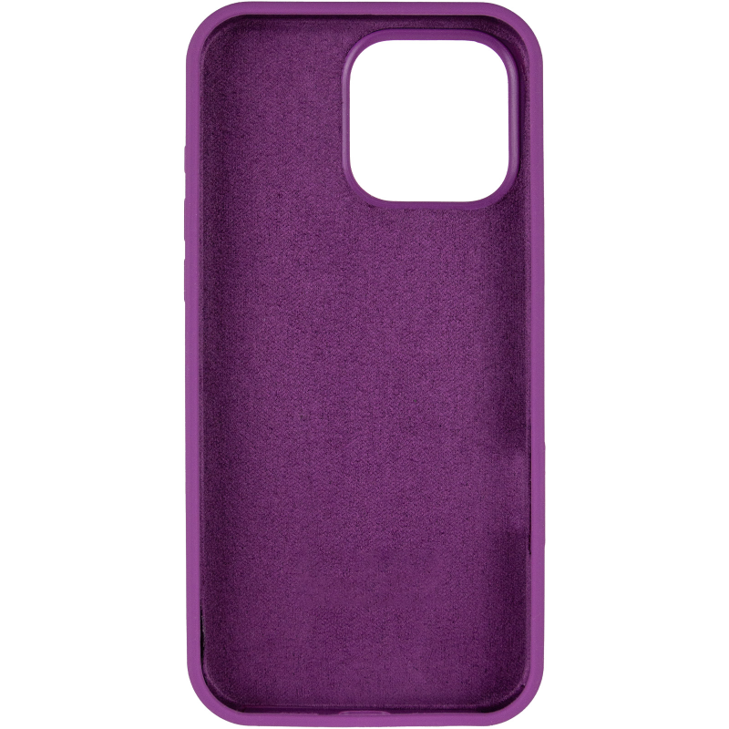 Чехол Silk Full Protective (AA) NO LOGO для Apple iPhone 16 Pro Max (6.9"), Фиолетовый / Grape 2, Силикон, купить оптом с доставкой