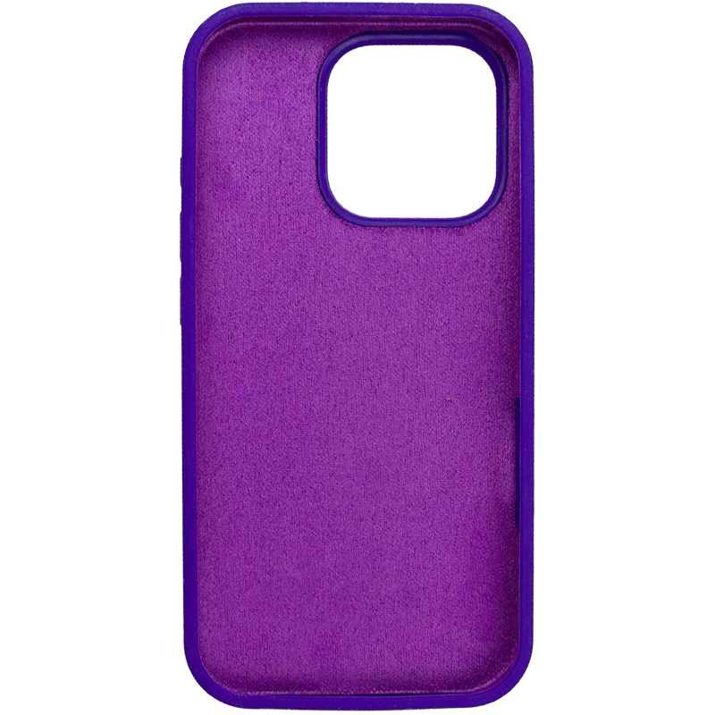 Чехол Silk Full Protective (AA) NO LOGO для Apple iPhone 16 Pro Max (6.9"), Фиолетовый / Ultra Violet 2, Силикон, купить оптом с доставкой