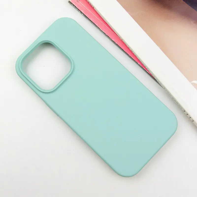 Чохол Silk Full Protective (AA) NO LOGO для Apple iPhone 16 Pro Max (6.9"), Бірюзовий / Beryl 1, Силікон, купити оптом з доставкою