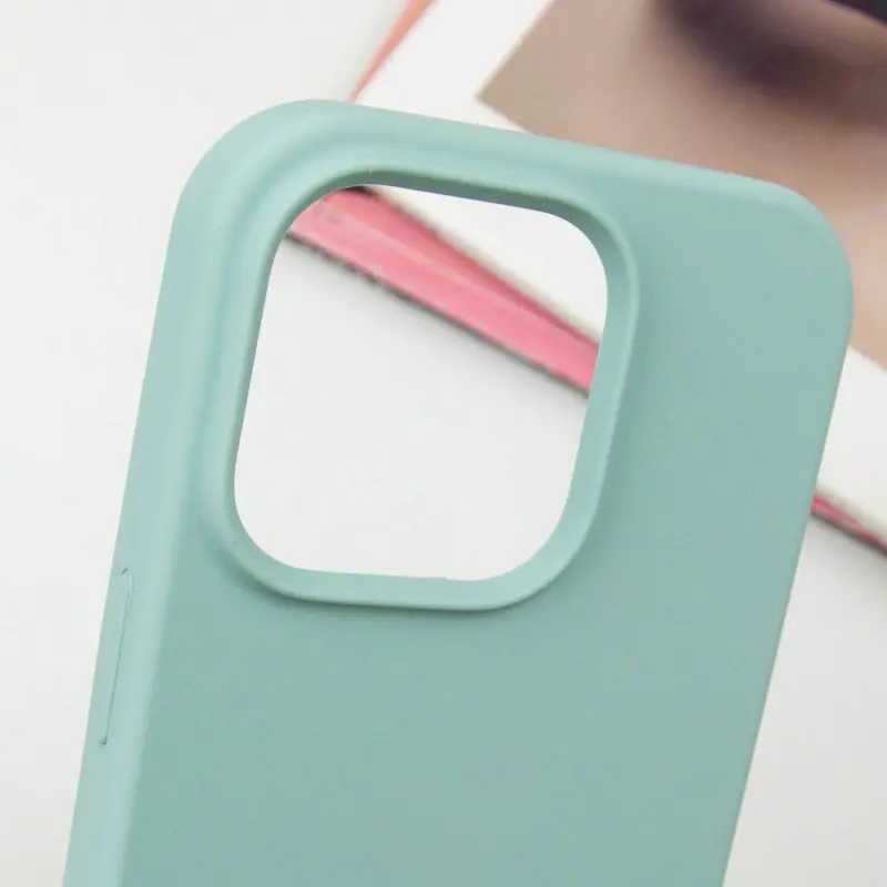 Чохол Silk Full Protective (AA) NO LOGO для Apple iPhone 16 Pro Max (6.9"), Бірюзовий / Beryl 2, Силікон, купити оптом з доставкою